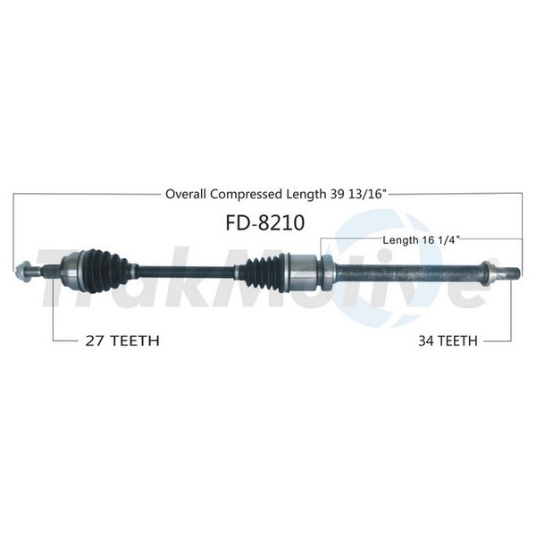 Surtrack Axle Cv Axle Shaft, Fd-8210 FD-8210